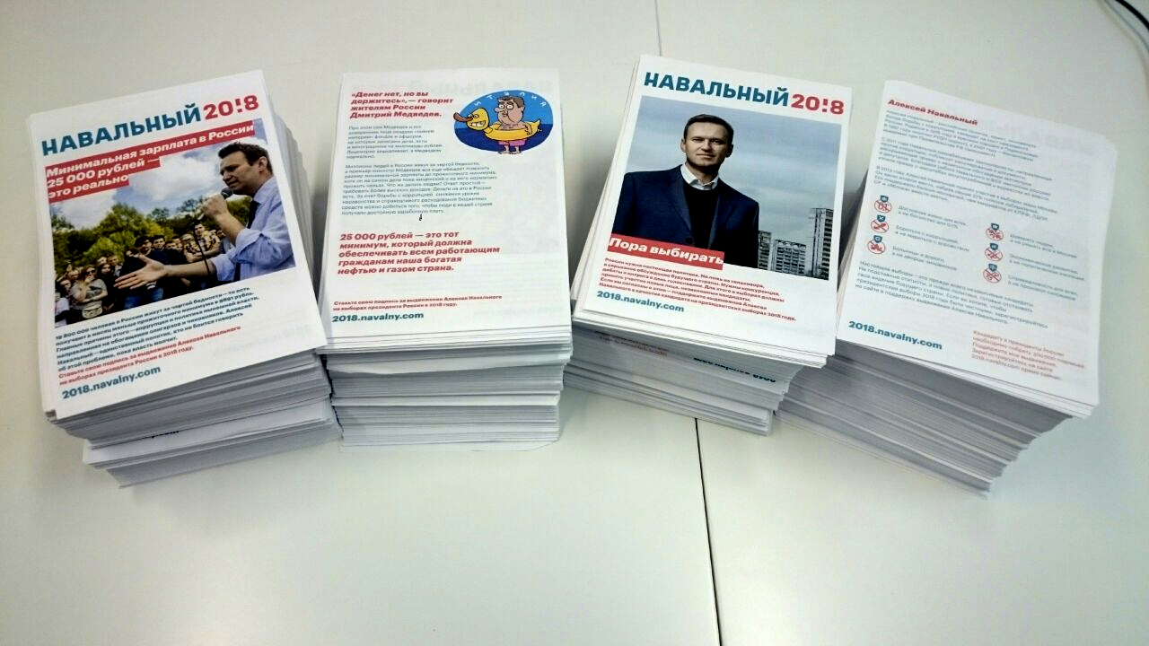 Police confiscated Navalny's campaign materials in Murmansk - The Independent Barents Observer