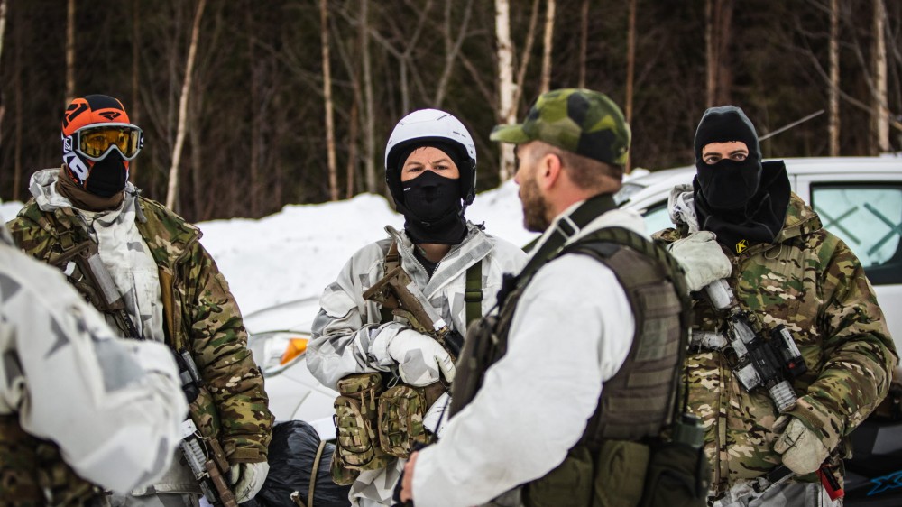 Cold War New Swedish Army Snow Sled Evacuation Straps 