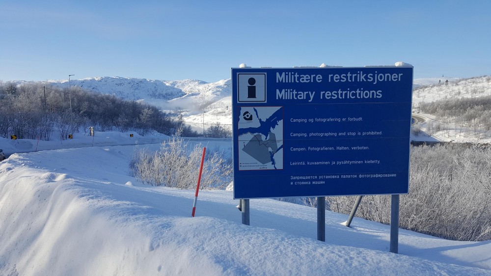 Norway Moves Military Intelligence Away From Russian Border The   Hoybuktmoen.signmilitary Thomasn 