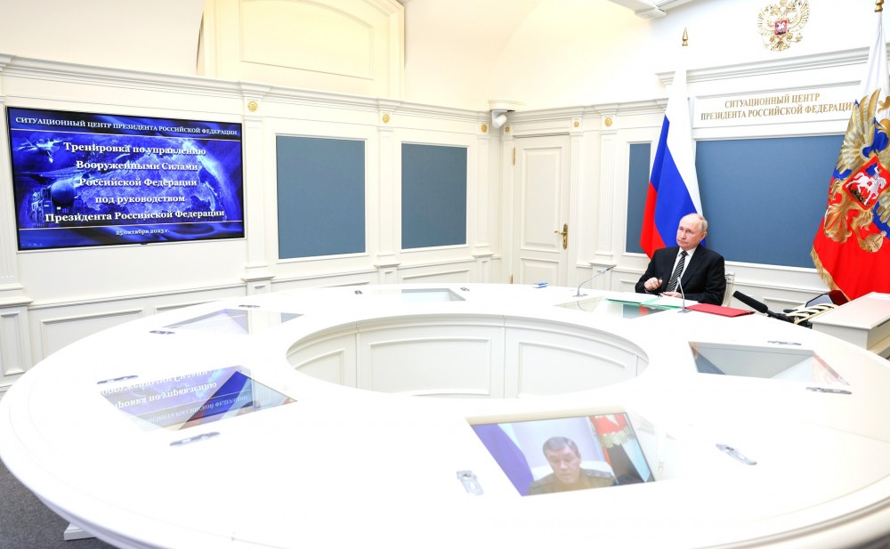 Lonely Putin presided over strategic drill identical day as parliament revokes ratification of nuclear check ban treaty