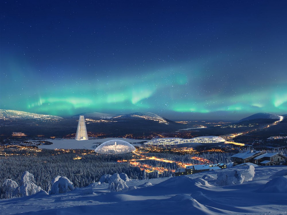 See the Northern Lights at the Santa Claus Village, Rovaniemi