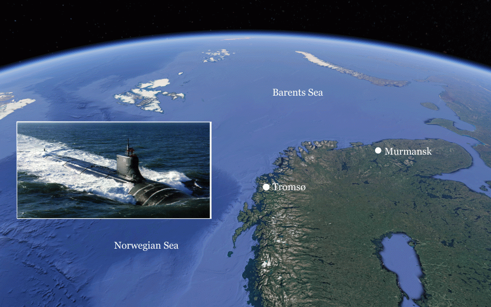 . Navy's most advanced attack submarine surfaced outside Tromsø | The  Independent Barents Observer